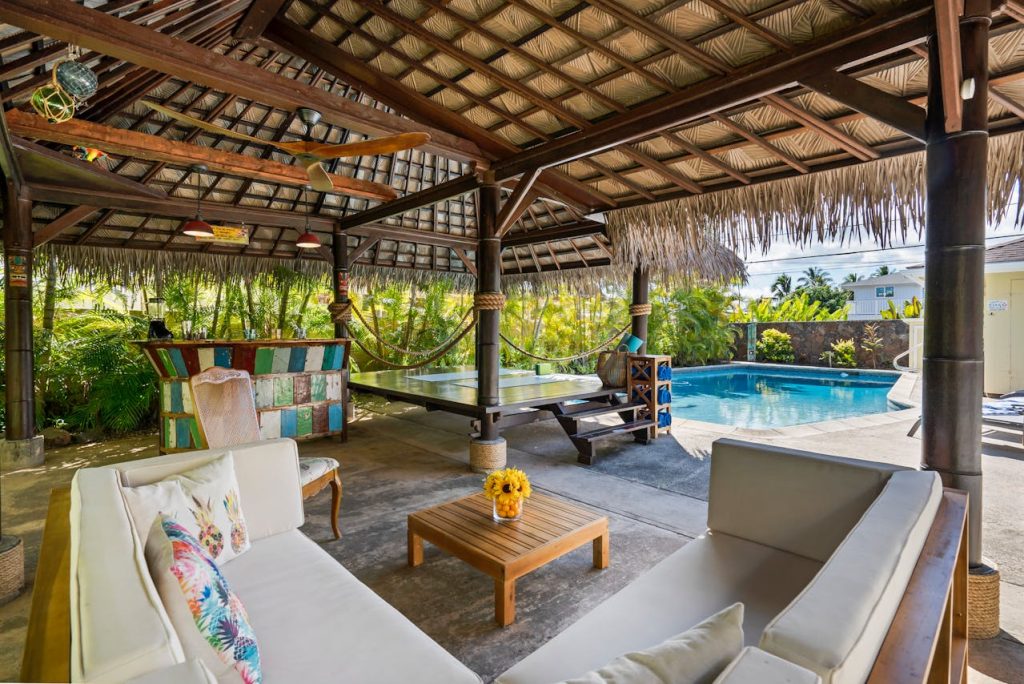 outdoor living space